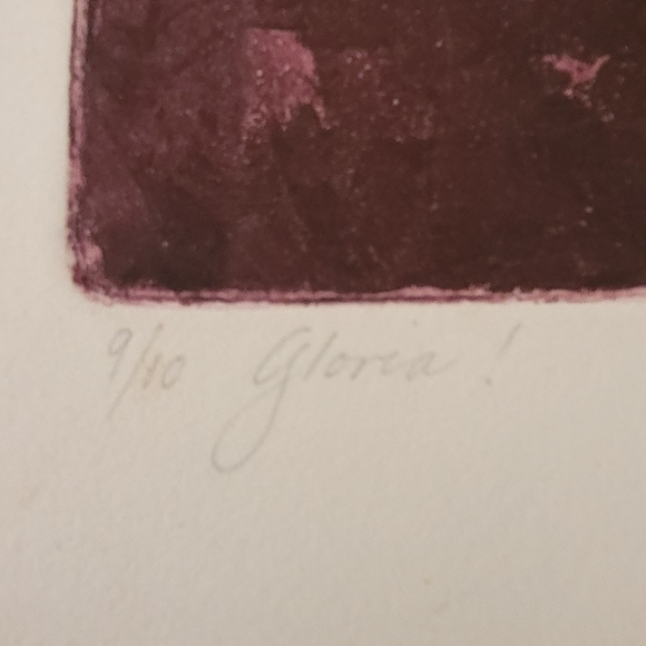 Abstract Art "Gloria" 9 of 10 signed - Picture 8 of 8